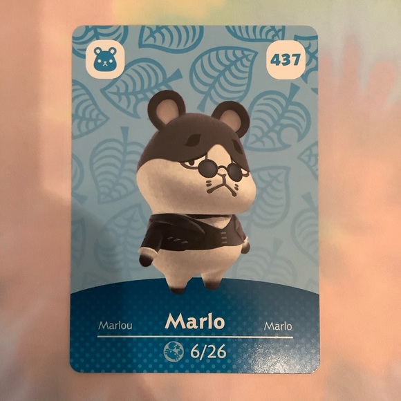 Animal Crossing Amiibo Card Mario Series 5 - Picture 6 of 6